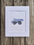 Blue Dump Truck