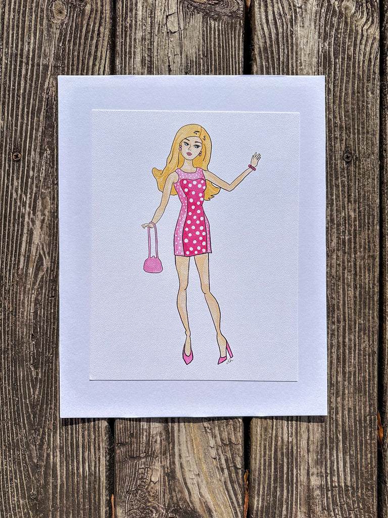 Barbie Pink Print