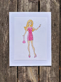 Barbie Pink Print