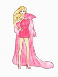 Glam Barbie Print
