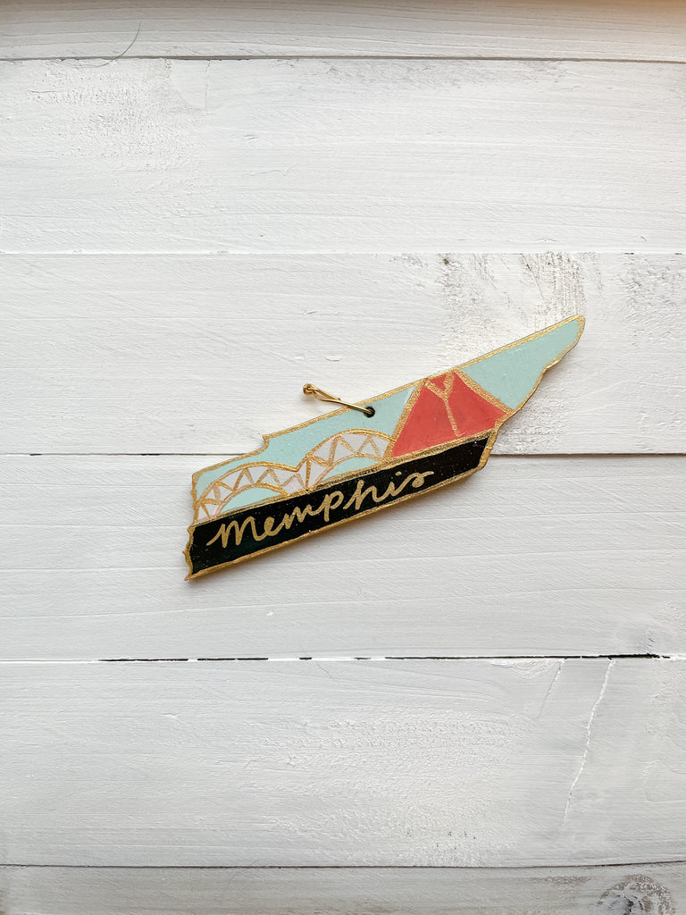 Hand Painted Tennessee Ornament
