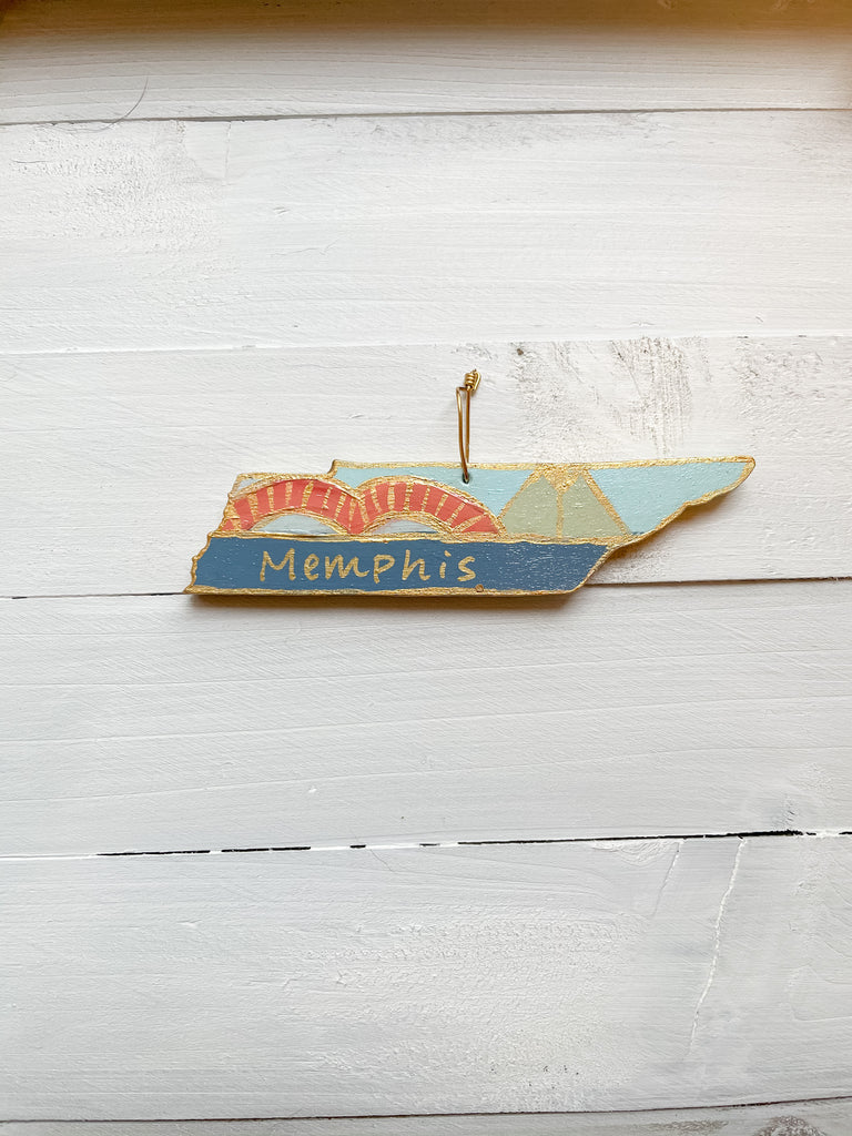 Hand Painted Tennessee Ornament