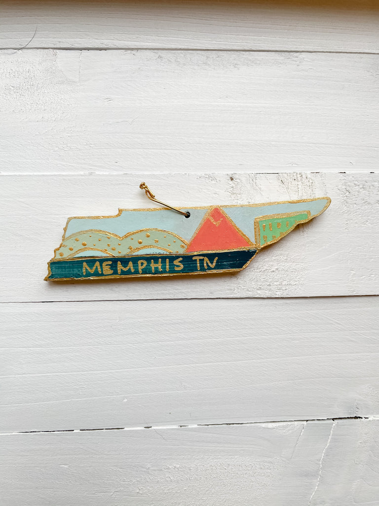 Hand Painted Tennessee Ornament