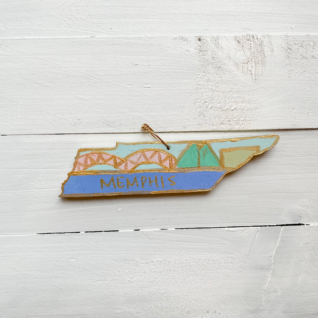 Hand Painted Tennessee Ornament