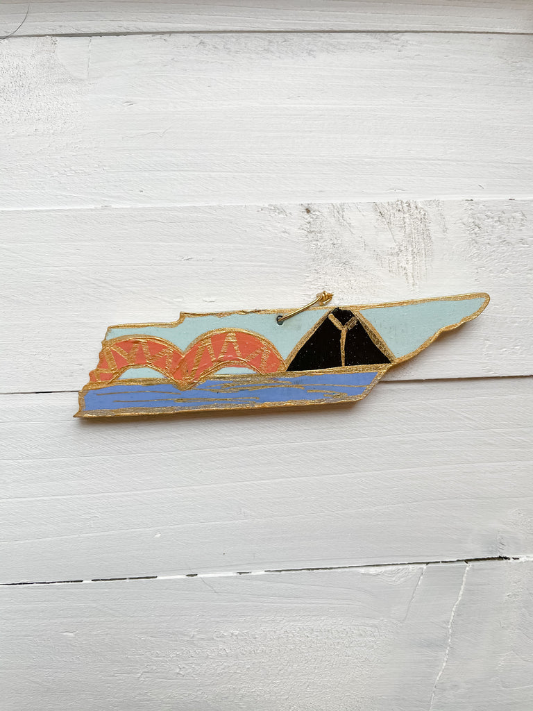 Hand Painted Tennessee Ornament