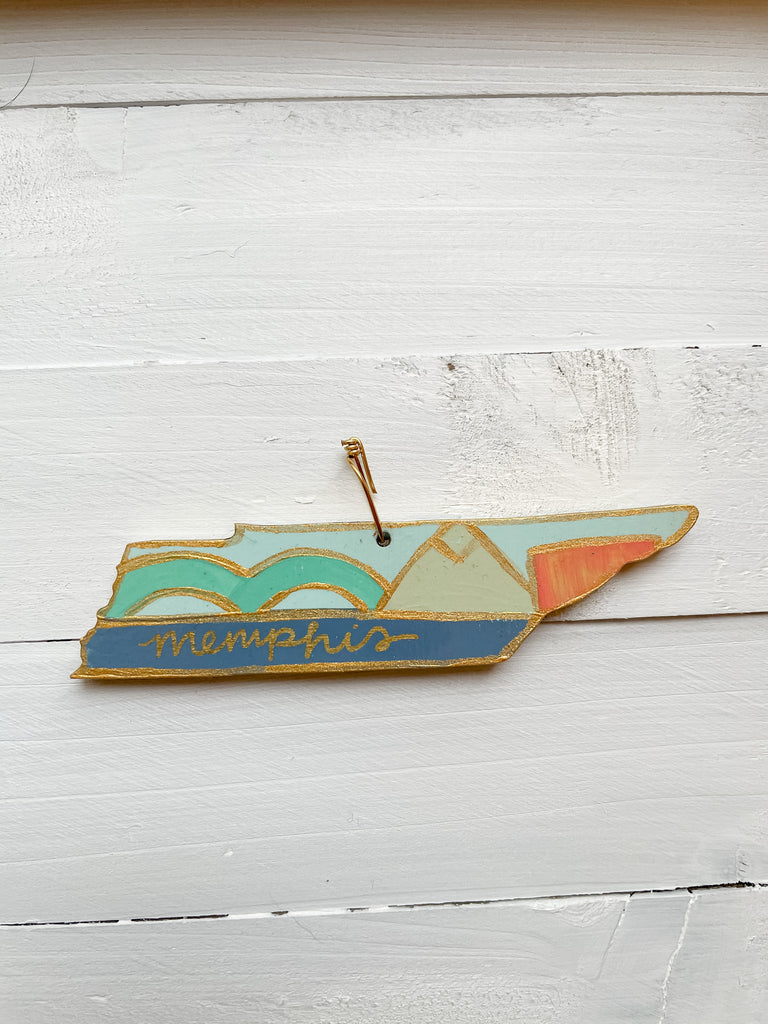 Hand Painted Tennessee Ornament