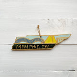 Hand Painted Tennessee Ornament