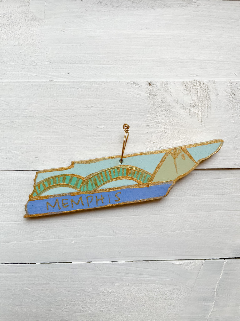 Hand Painted Tennessee Ornament