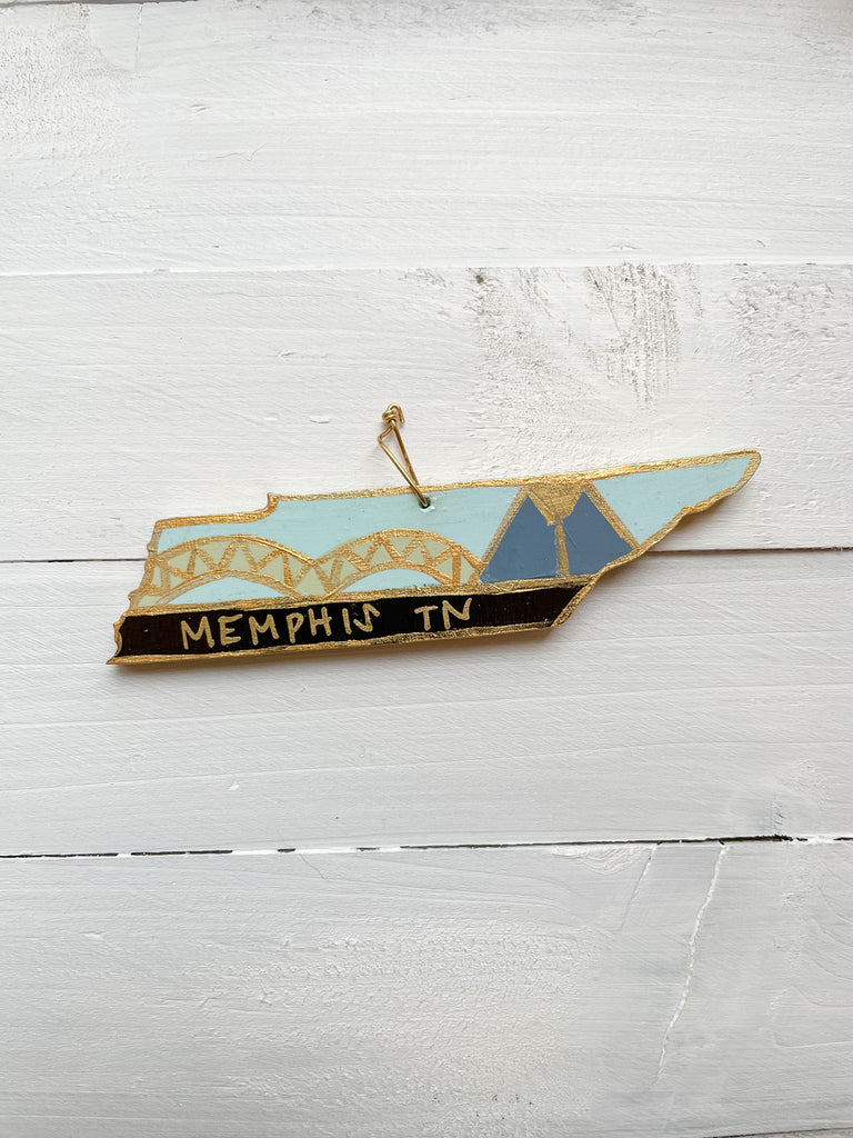 Hand Painted Tennessee Ornament