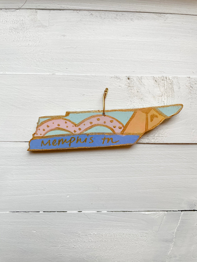 Hand Painted Tennessee Ornament