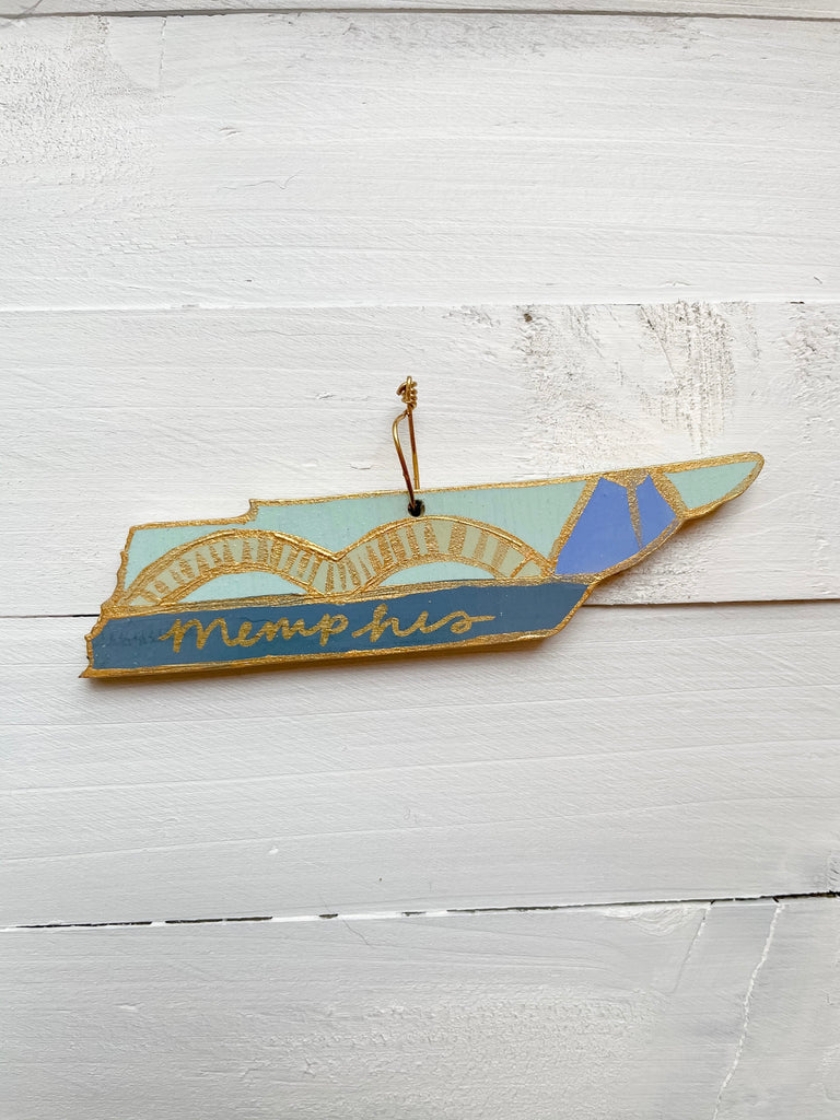 Hand Painted Tennessee Ornament