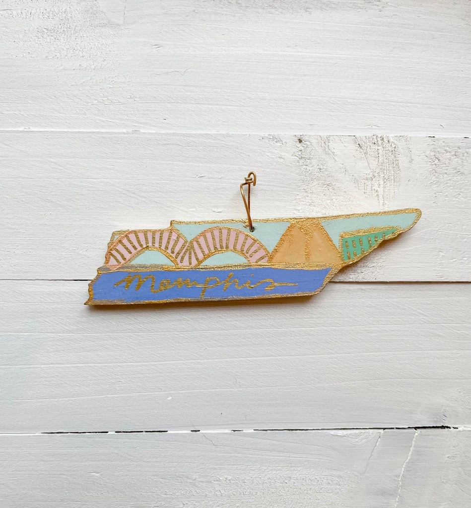 Hand Painted Tennessee Ornament