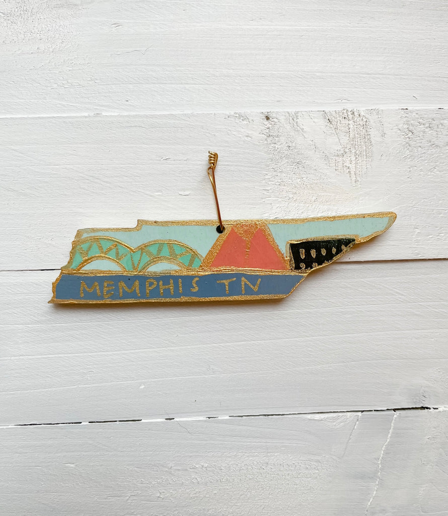 Hand Painted Tennessee Ornament