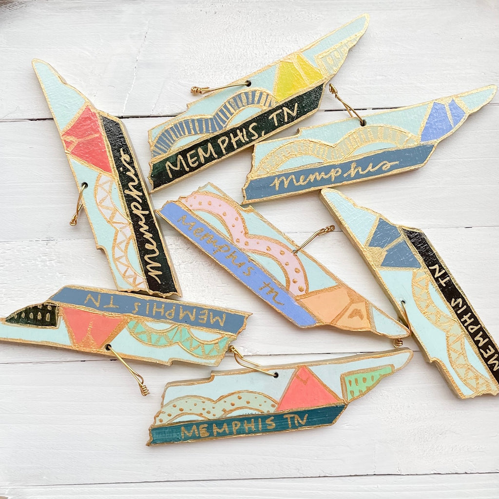 Hand Painted Tennessee Ornament