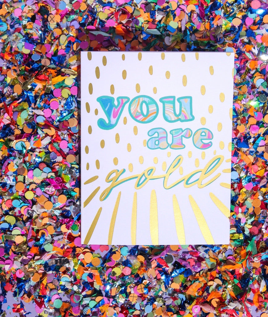 You are Gold Stationery Set