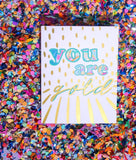 You are Gold Stationery Set