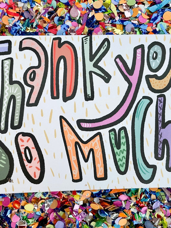 Thank you so much stationery