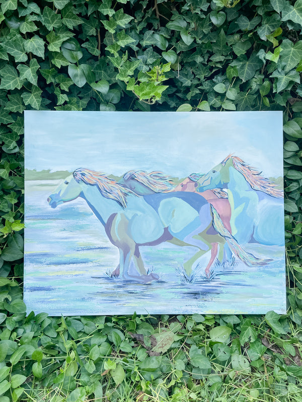 Horses Running wild