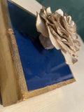 Bare Clothed -Memphis blue and gold