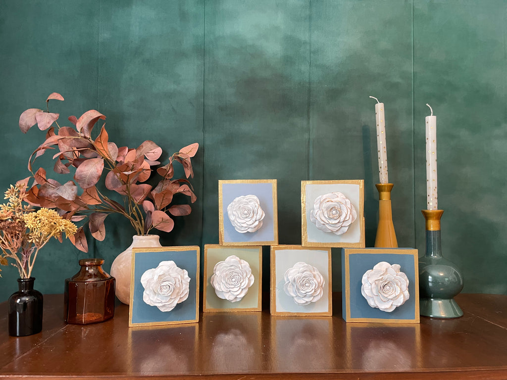 Bare Clothed: Seafoam and White
