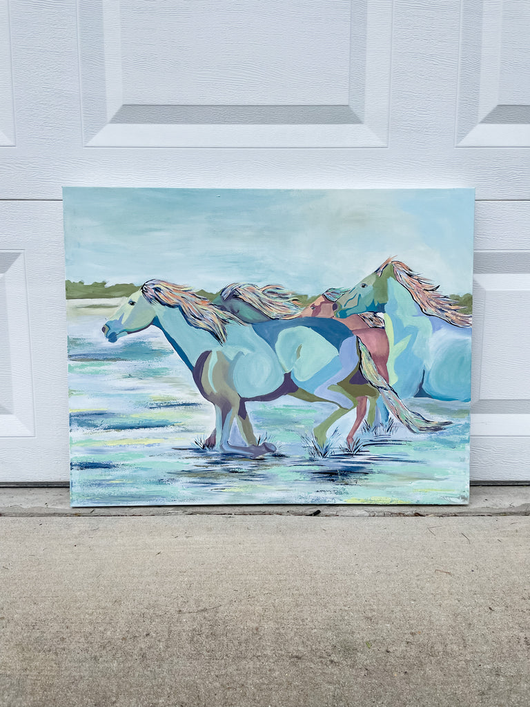 Horses Running wild