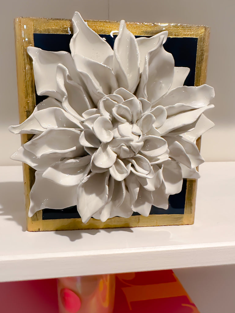 Dark Teal Dahlia
