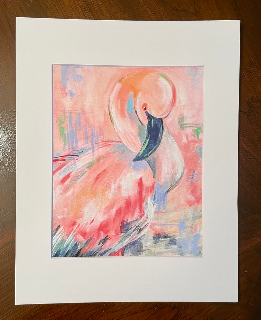 Flamingo Print