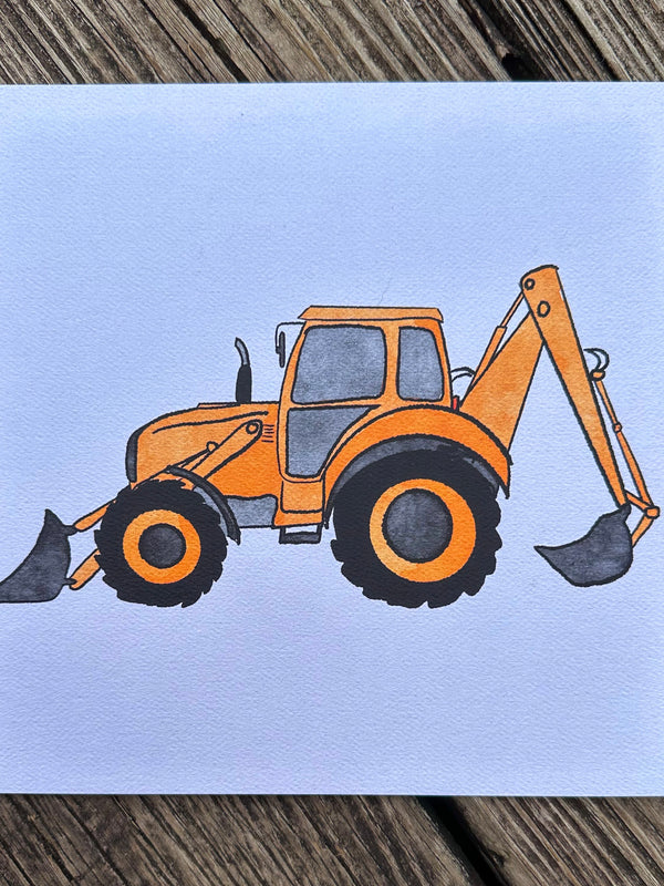 Digger Watercolor