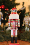 Handpainted Plaid Nutcrackers