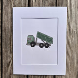 Green Dump Truck