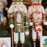Handpainted Plaid Nutcrackers