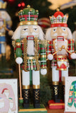 Handpainted Plaid Nutcrackers