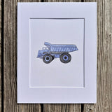 Blue Dump Truck