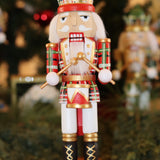 Handpainted Plaid Nutcrackers