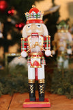 Handpainted Plaid Nutcrackers