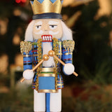Handpainted Plaid Nutcrackers
