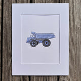 Blue Dump Truck