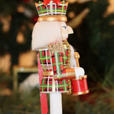 Handpainted Plaid Nutcrackers