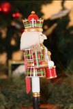 Handpainted Plaid Nutcrackers