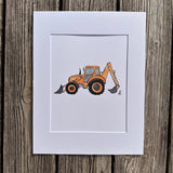 Digger Watercolor