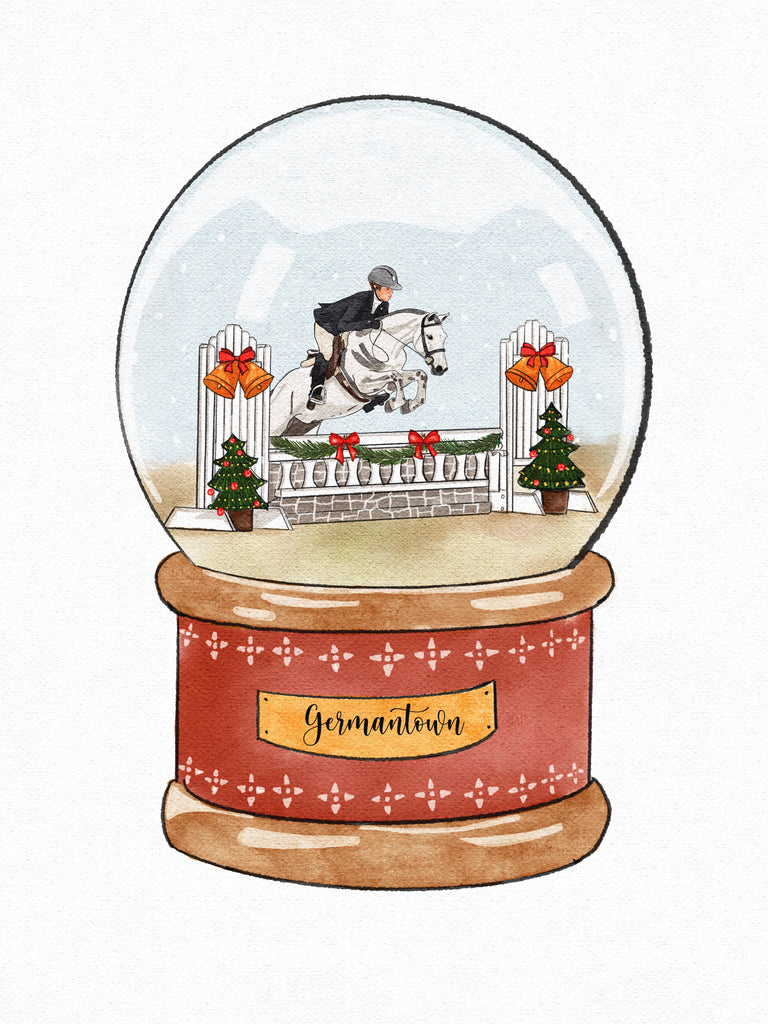 Framed Christmas Snowglobe Prints