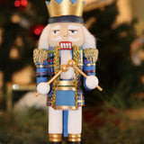 Handpainted Plaid Nutcrackers