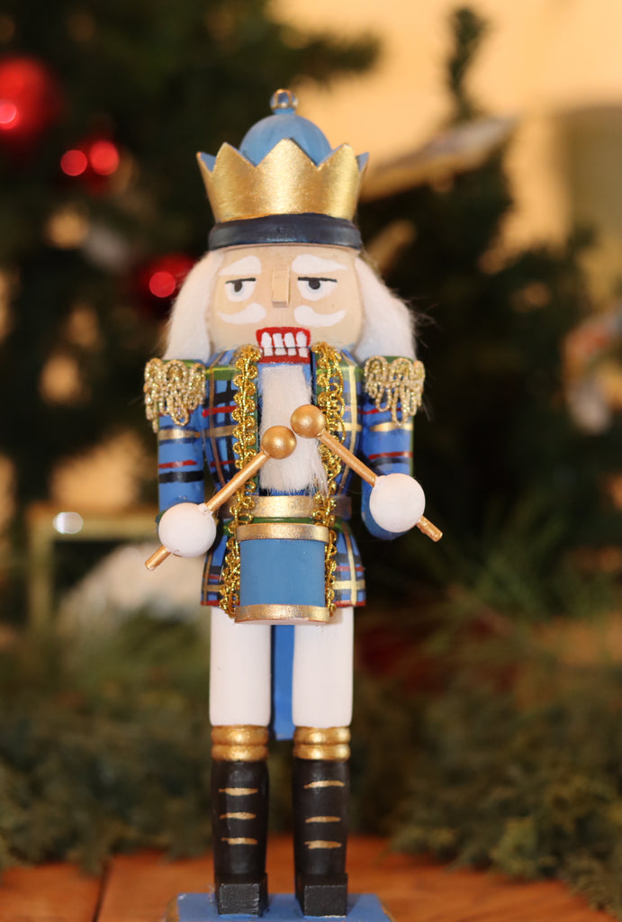 Handpainted Plaid Nutcrackers