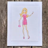 Barbie Pink Print
