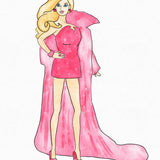 Glam Barbie Print