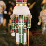 Handpainted Plaid Nutcrackers
