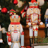 Handpainted Plaid Nutcrackers
