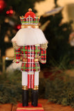 Handpainted Plaid Nutcrackers