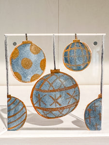 Mini Watercolor Ornament Series