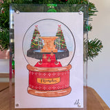 Framed Memphis Snowglobe Prints
